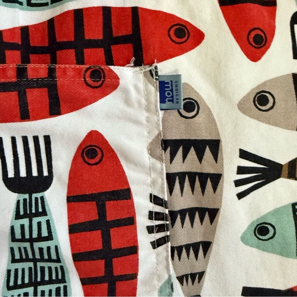 NOW Colorful Fish Pattern Apron - Picture 4 of 8